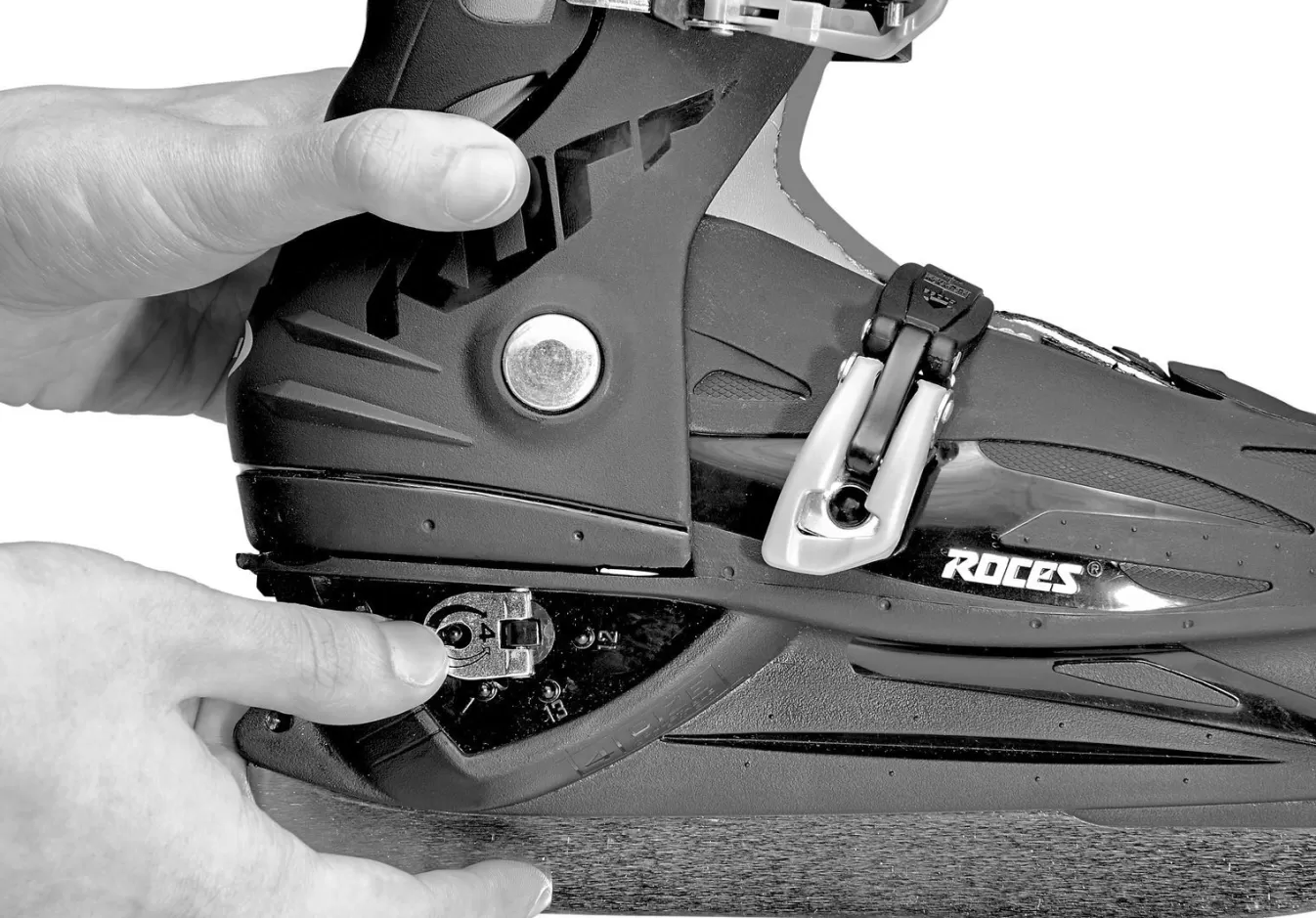 Clearance Adjustable Ice Skate For Kids-Mod. Mck Ii H Red Ice Skates