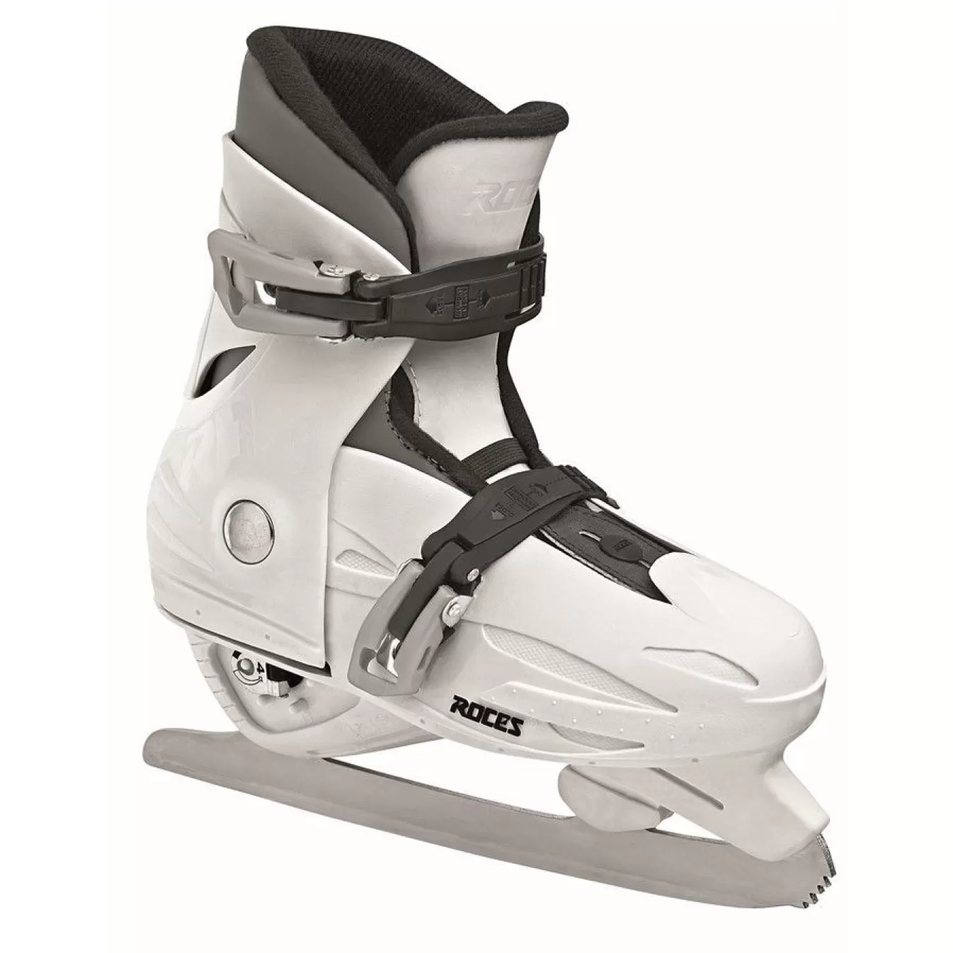 Outlet Adjustable Ice Skate-Mod. Mck Ii F White-Black Ice Skates