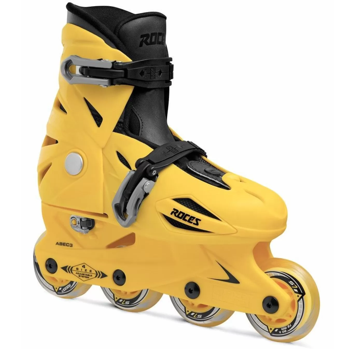 Hot Adjustable Skate For Kids - Orlando Iii Yellow Inline Skates