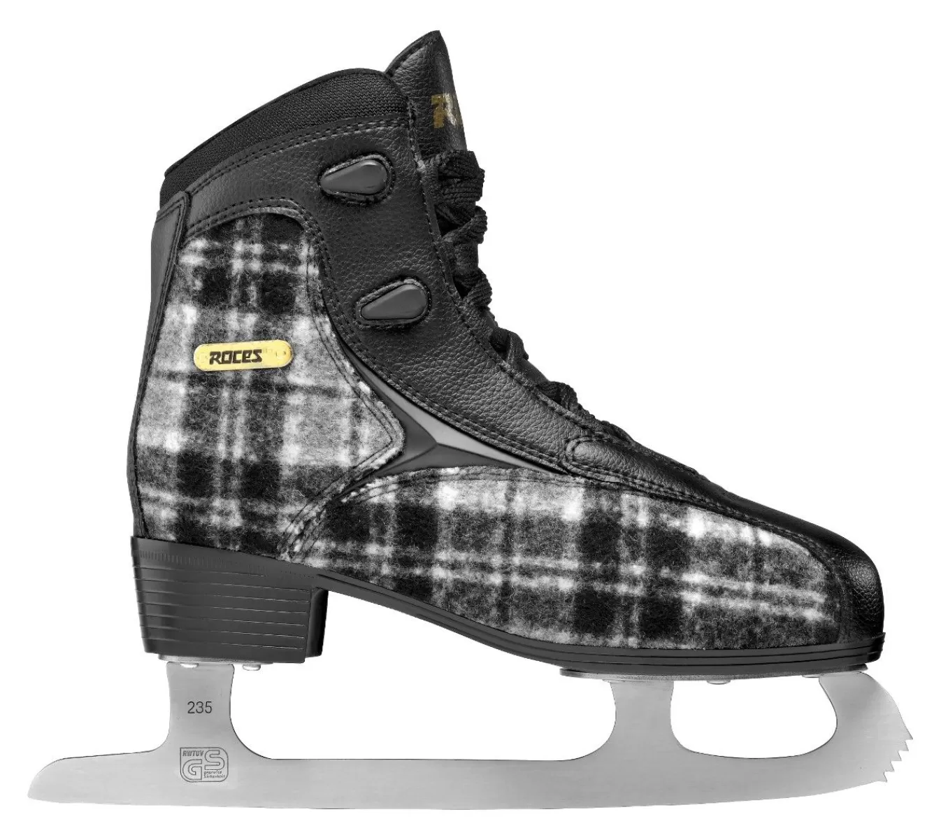 Discount Ice Skate-Mod. Highlands Black-White Ice Skates