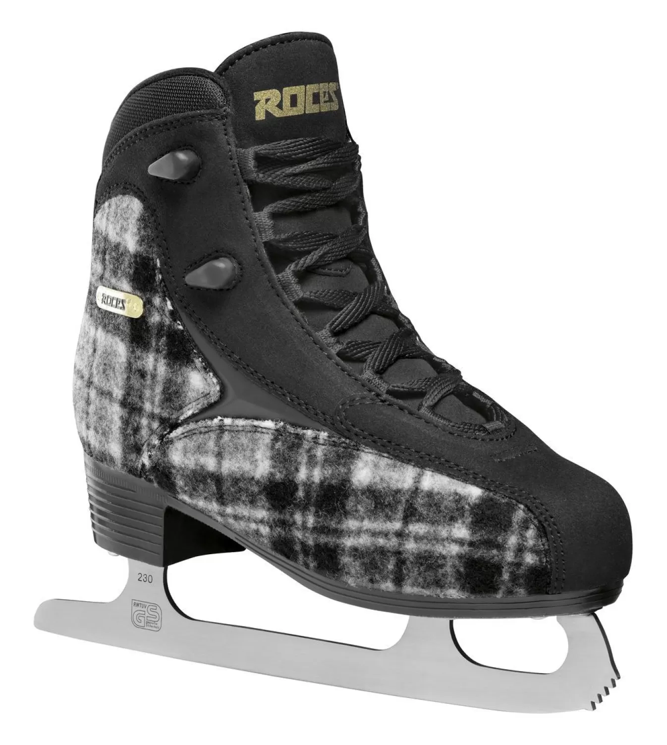 Discount Ice Skate-Mod. Highlands Black-White Ice Skates