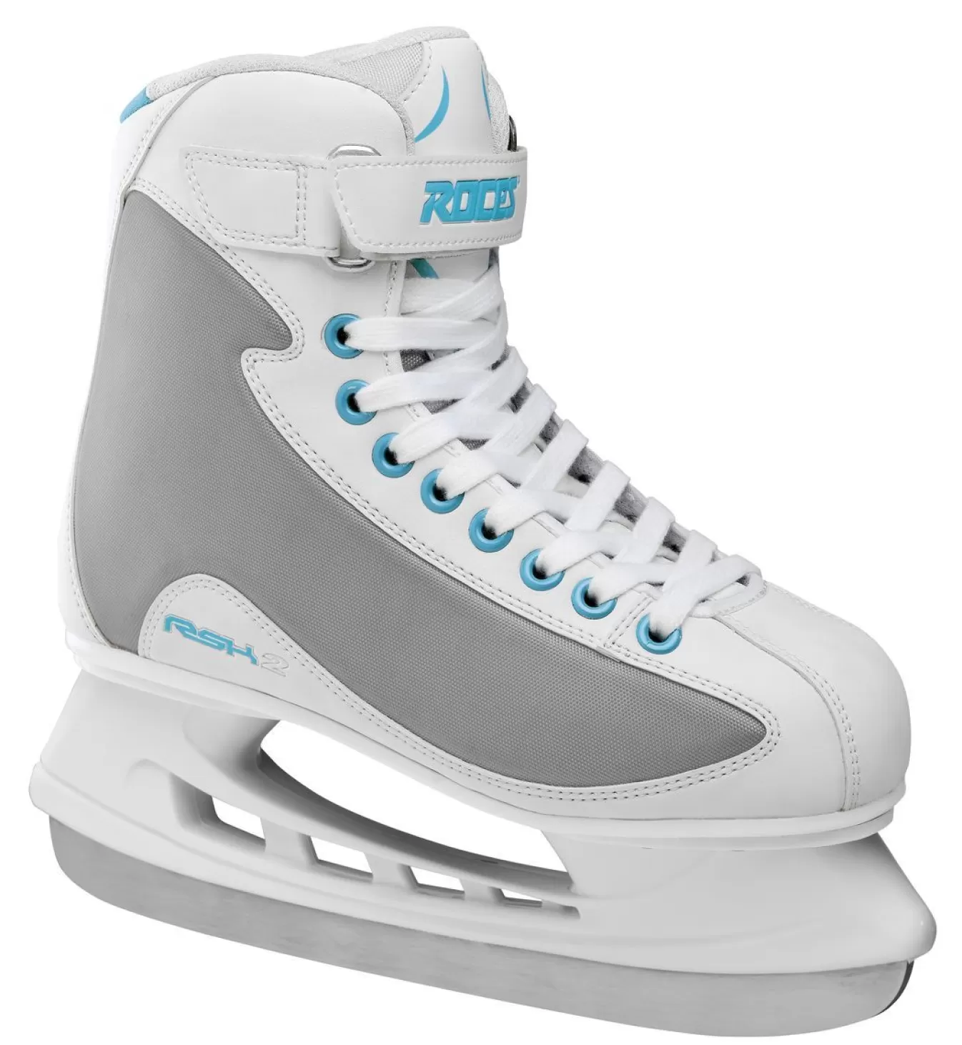 Outlet Ice Skate-Mod. Rsk 2 White-Azure Ice Skates