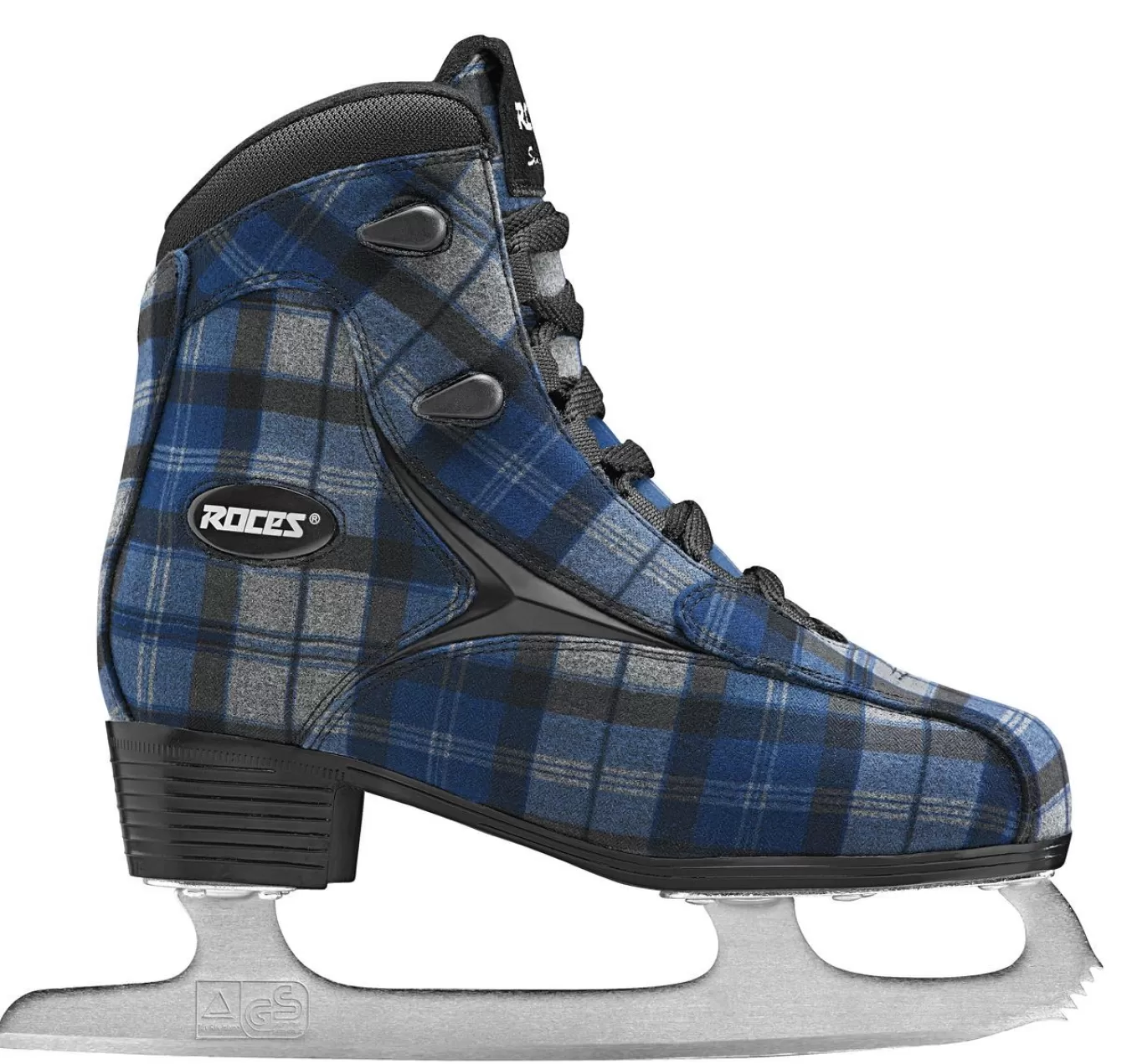 Best Sale Ice Skate-Mod.Logger Check Blue-Grey Ice Skates