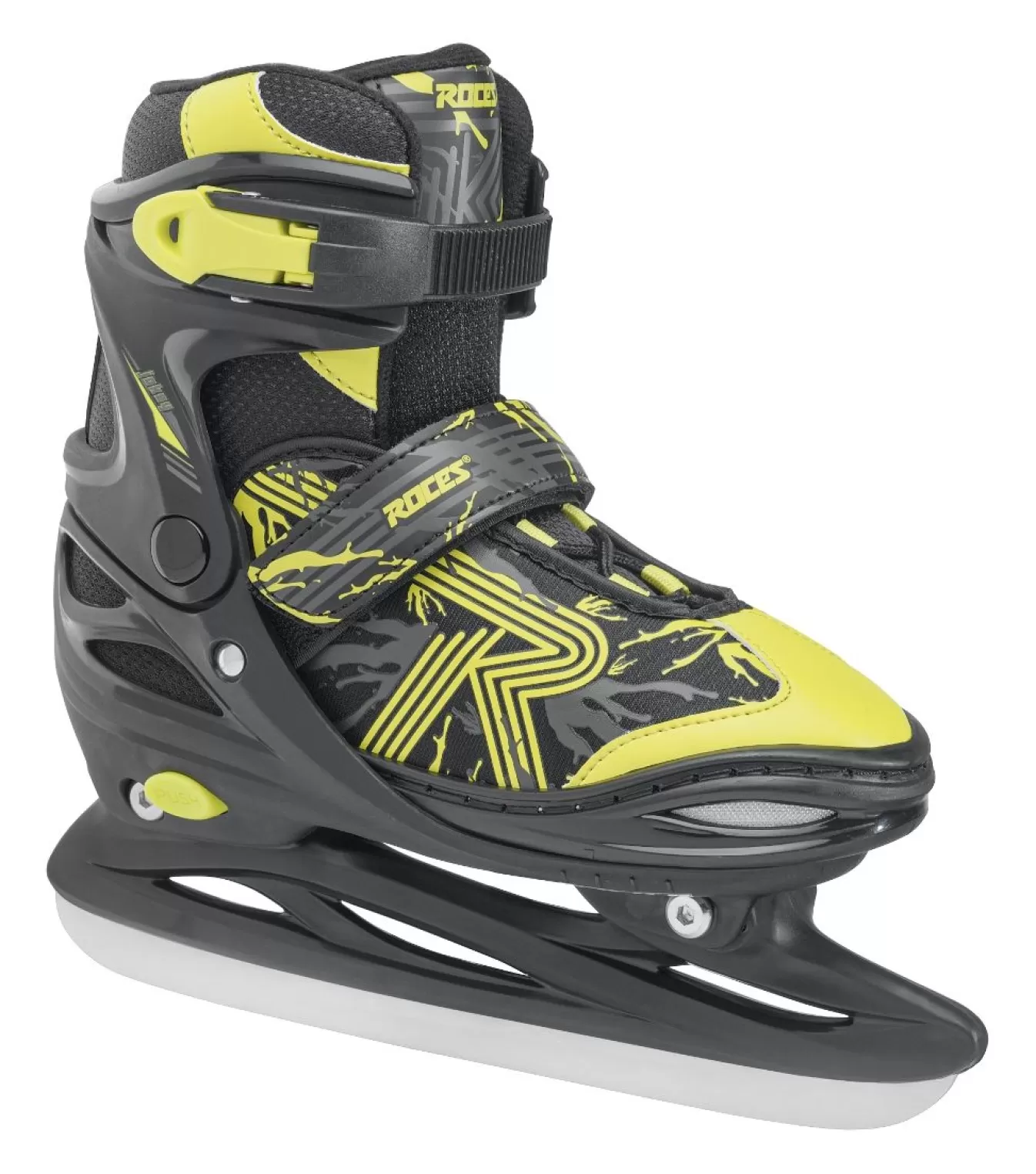 Flash Sale Jokey Ice 3.0 Boy Black-Yellow Ice Skates