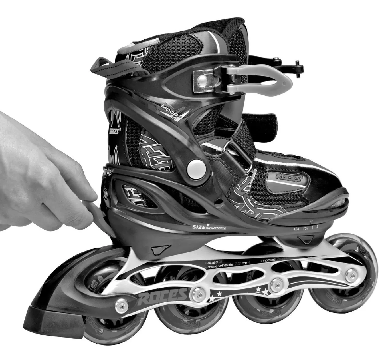 Hot Moody Boy Tif Black-Astro Blue Inline Skates