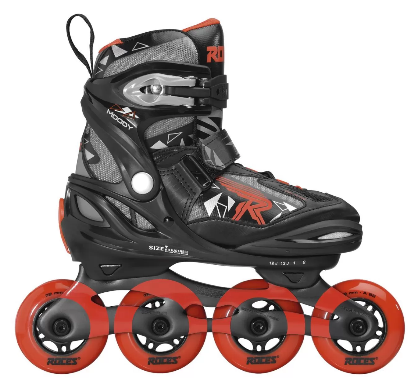 Shop Moody Boy Tif Black-Sport Red Inline Skates