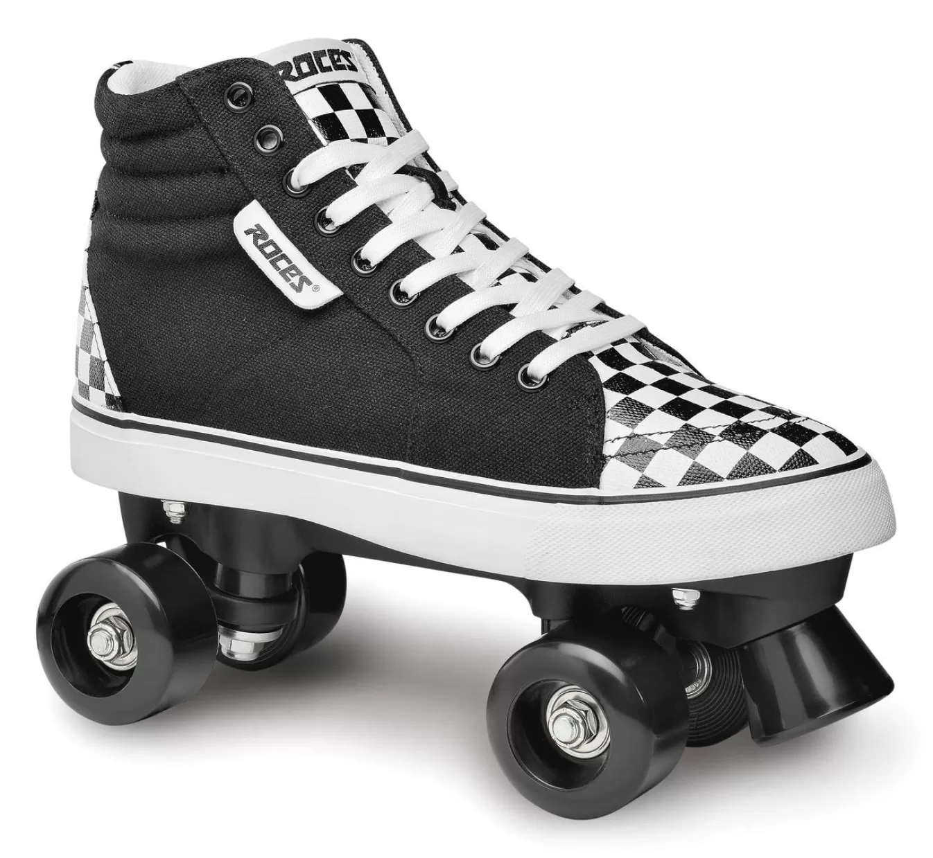 Sale Roller Skate-Mod. Ollie Check Black-White Roller Skates