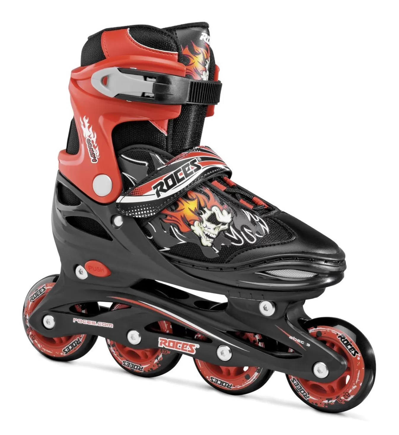 Flash Sale The Adjustable Inline Skate Compy 6.0 Boy Black-Red Inline Skates