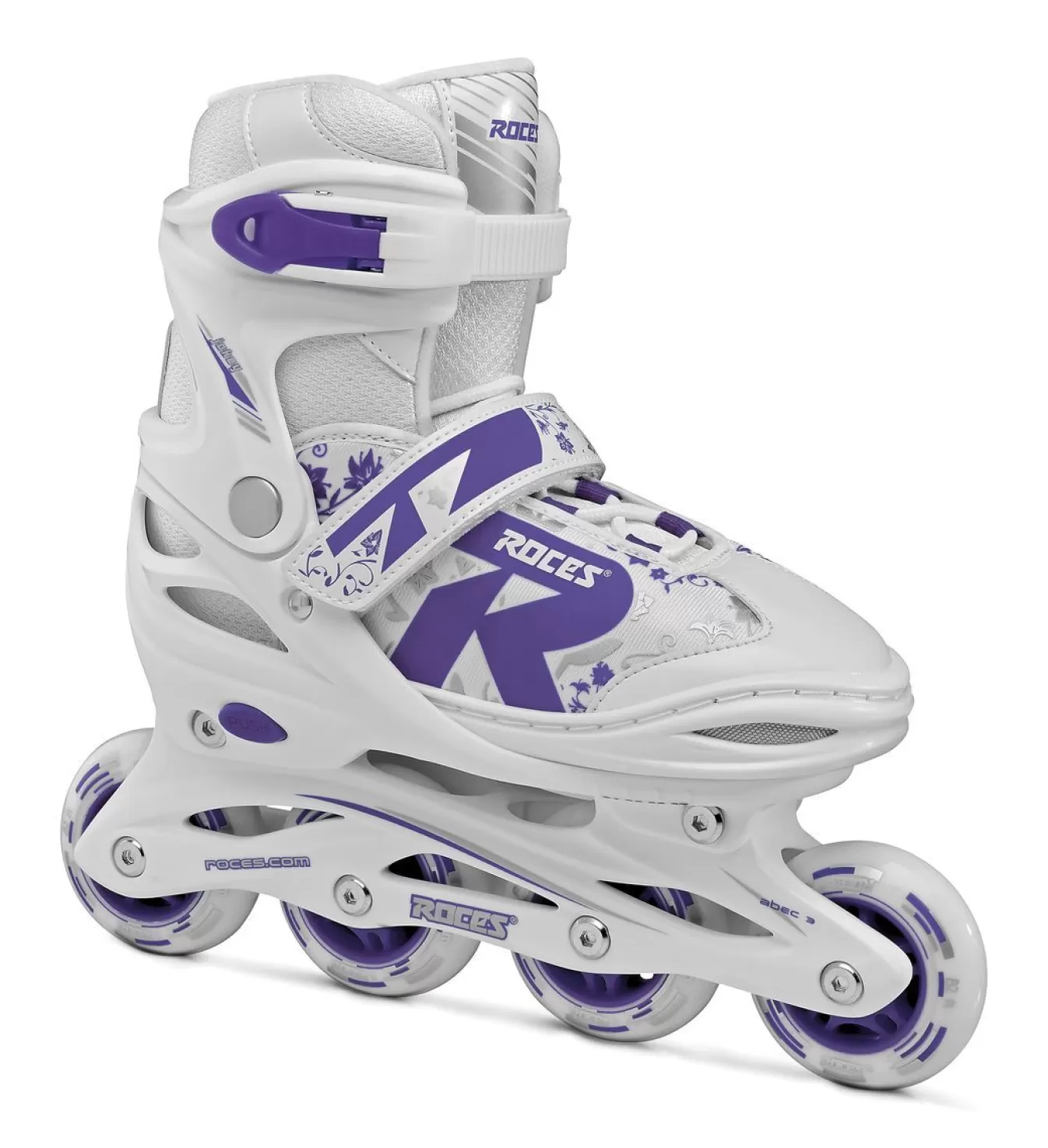 Cheap The Adjustable Inline Skate Jokey 2.0 Girl White-Ultra Violet Inline Skates