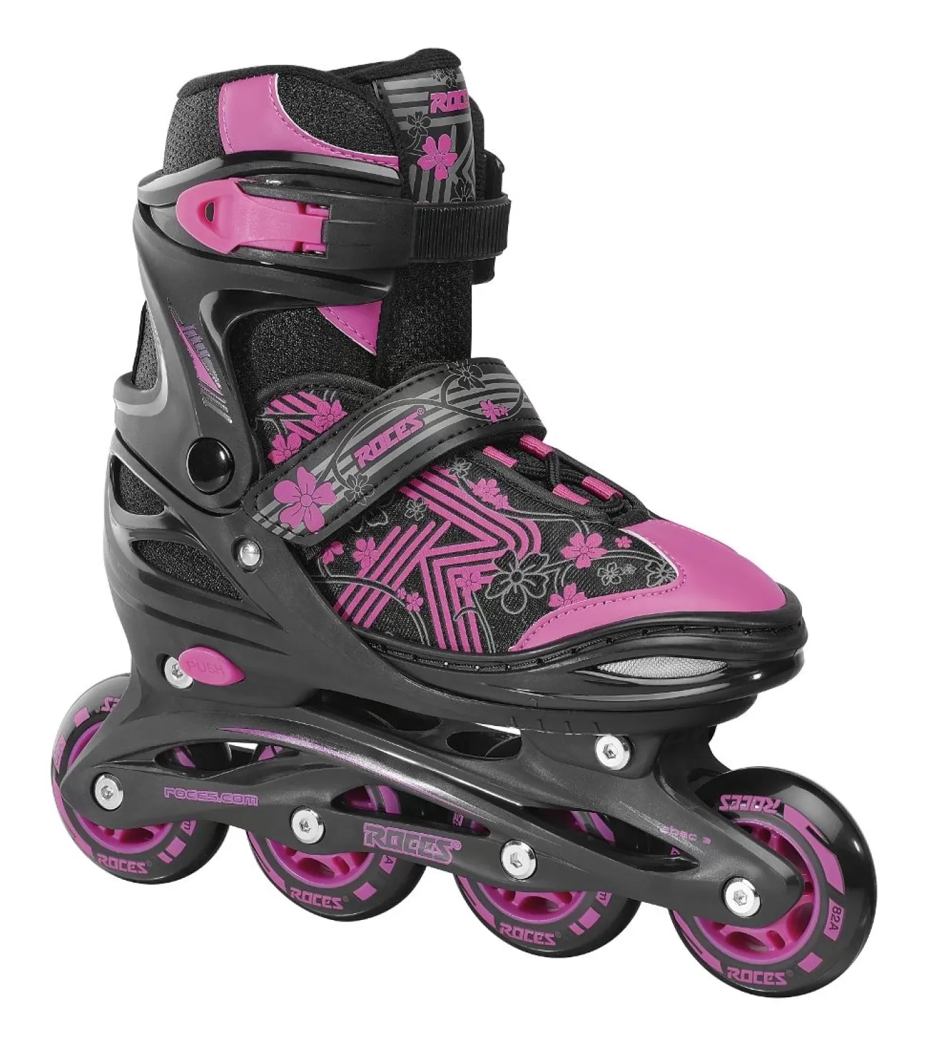 Store The Adjustable Inline Skate Jokey 3.0 Girl Black-Pink Inline Skates