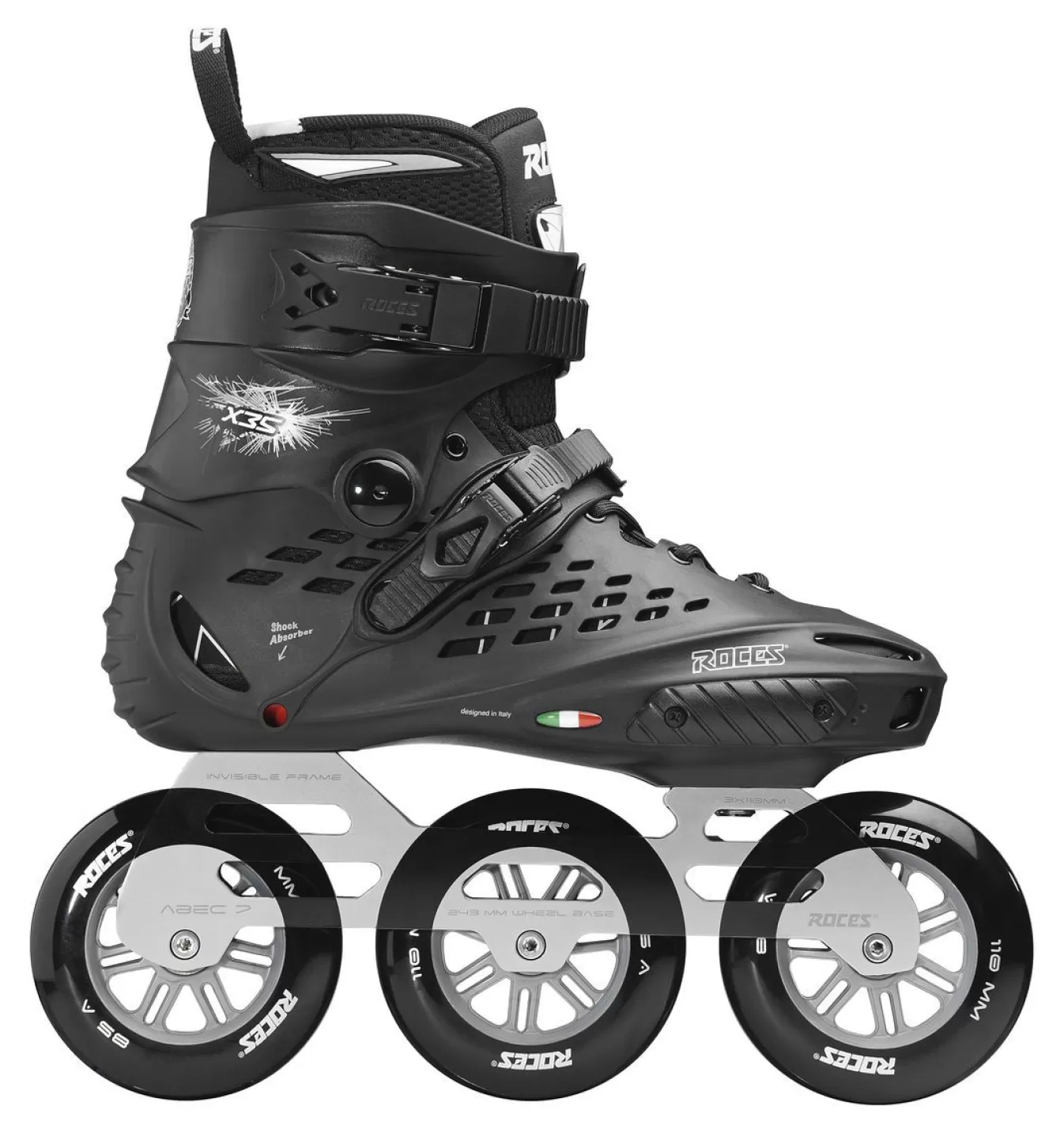 Cheap X35 3X110 Tif Black-Silver Inline Skates