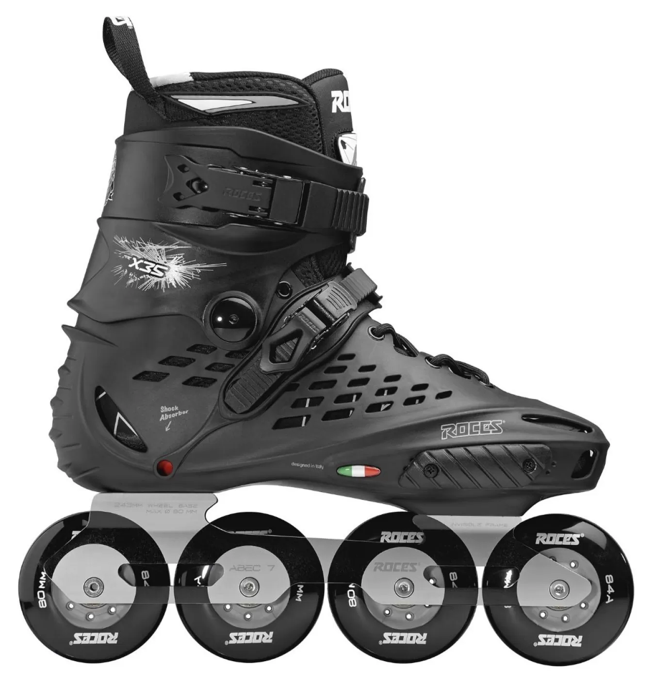 Flash Sale X35 Tif Black-Silver Inline Skates