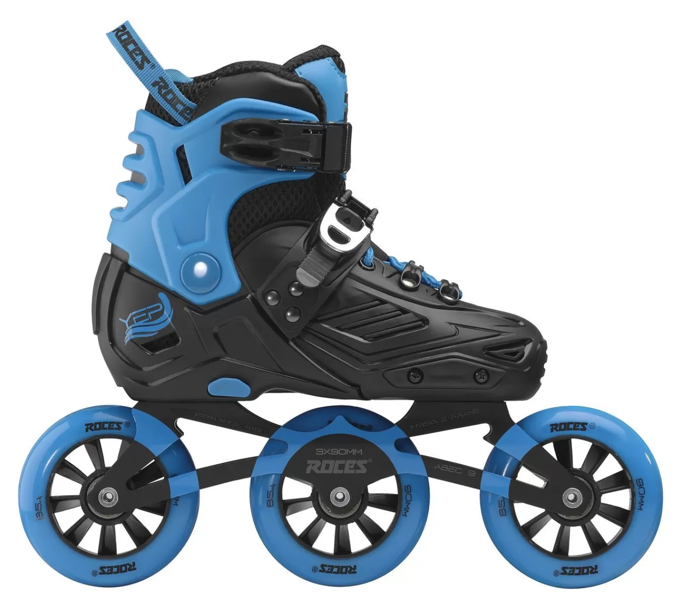 Cheap Yep 3X90 Tif Black-Astro Blue Inline Skates